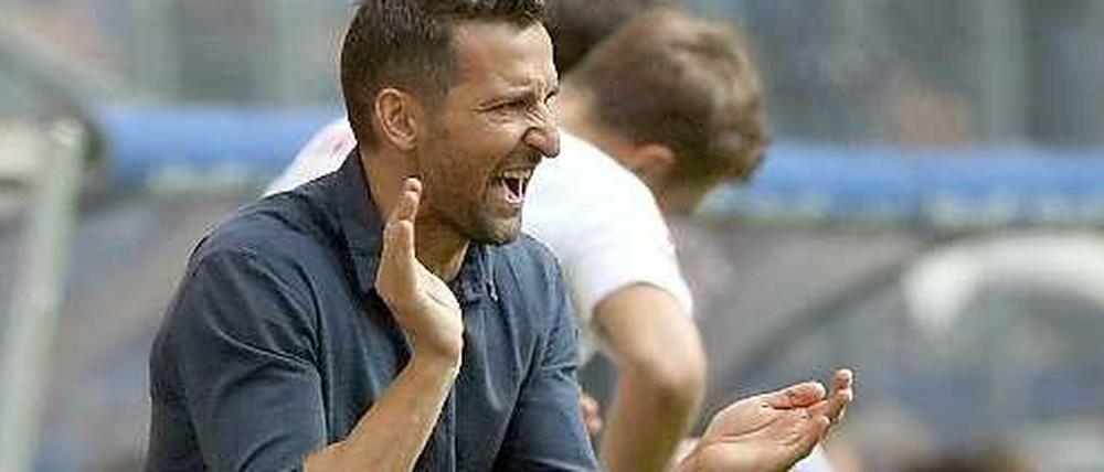 Joe Zinnbauer erreichte am vergangenen Wochenende mit dem HSV ein 0:0 gegen den FC Bayern.
