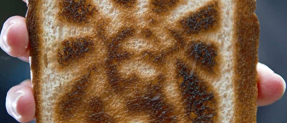 Inzwischen gibt es Toaster, die Jesusbilder serienmäßig erzeugen - mit Strahlenkranz
