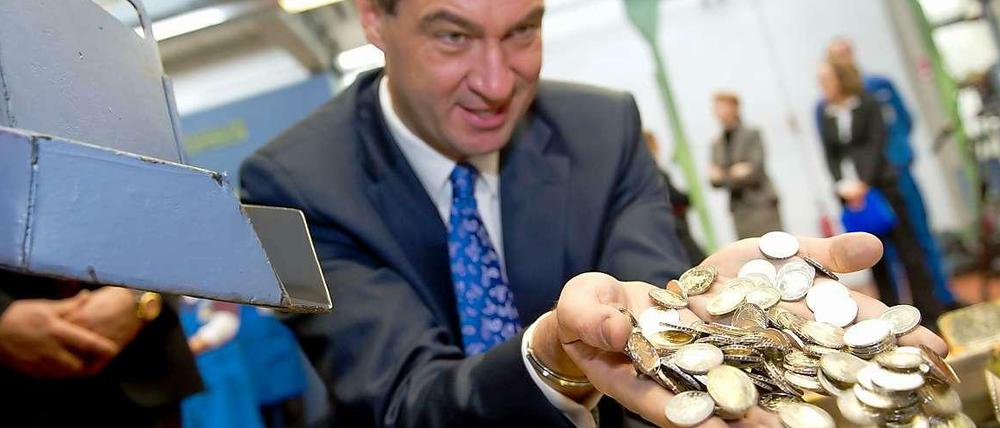 Die Finanzminister, hier der Bayer Markus Söder, schöpfen gern aus dem Vollen.