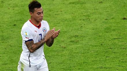 Eduardo Vargas hat mit seiner chilenischen Mannschaft Weltmeister Spanien aus dem Turnier gekickt