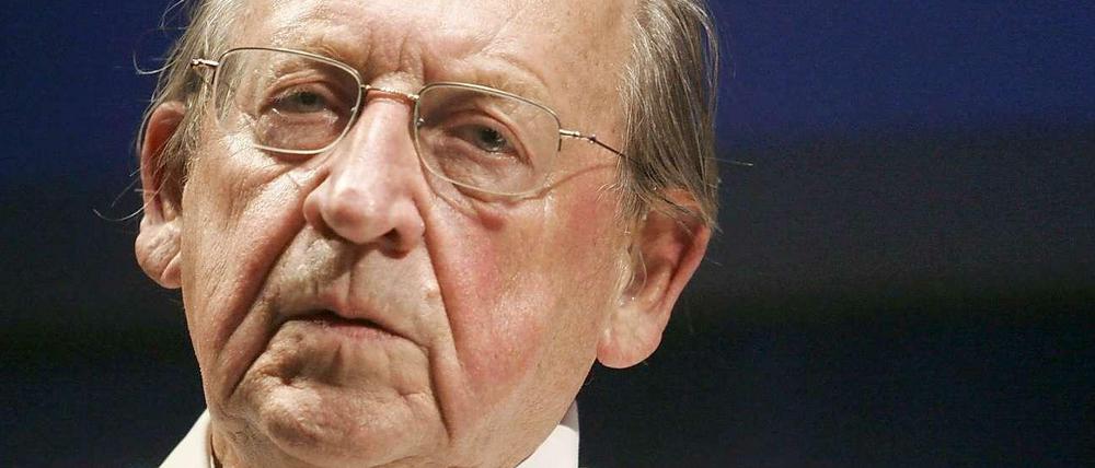 Einst Feuilletonchef des Tagesspiegels: Günther Rühle.