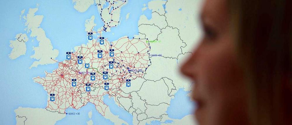 Ganz Europa im Blick. Auch bei Güterzügen ist Pünktlichkeit wichtig - viele Werke setzen auf Just-in-time-Produktion.