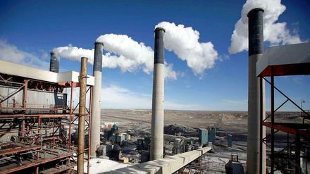 Ein Kohlekraftwerk in Wyoming. In diesem Bundesstaat wird mehr Kohle gefördert als irgendwo sonst in den USA. 