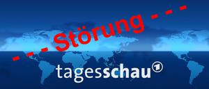 Die 20-Uhr-Ausgabe der "Tagesschau" wurde am Sonntag ohne Wetterbericht ausgestrahlt.