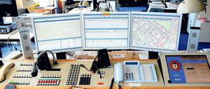 Seit Tagen liefen die Vorbereitungen in der Einsatzzentrale der Polizei.