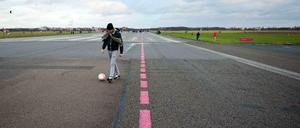 Rollbahn auf dem Tempelhofer Feld.