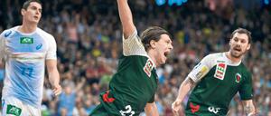 Mattias Zachrisson (links) ist viertbester Torschütze der Berliner, Fredrik Petersen sogar zweitbester. Foto: Imago