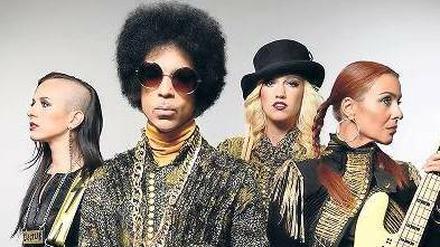 Kommen nicht. Prince und seine Band 3rdeyegirl.