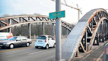 Die Freybrücke in Spandau.