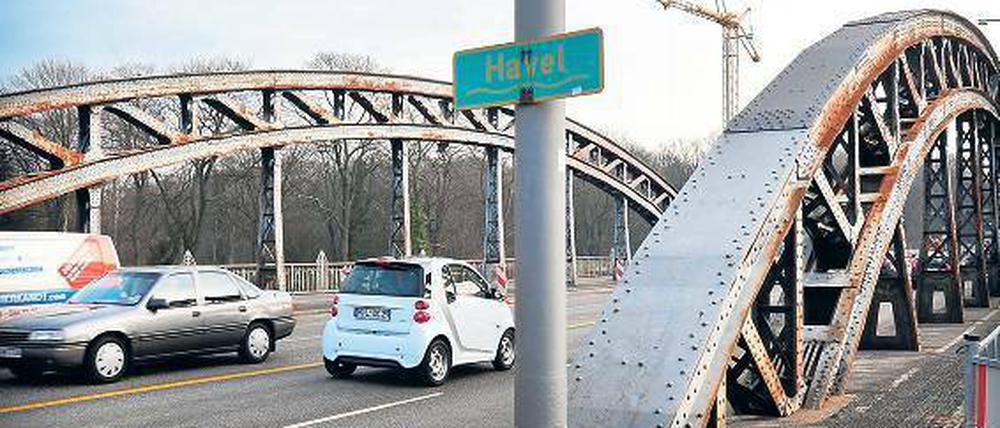 Die Freybrücke in Spandau.