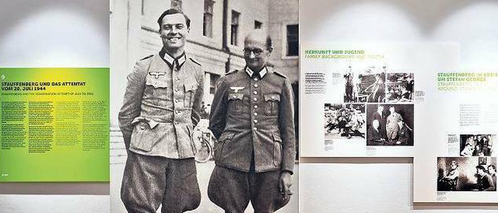 Das andere Deutschland. Ein Blick in den Ausstellungsbereich „Stauffenberg und das Attentat vom 20. Juli 1944“.