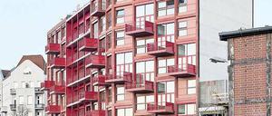 Das rote Haus am Lokdepot am südlichen Gleisdreieck stammt vom Büro Robertneun.