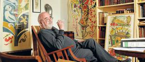 Kunst und Künstler. Horst Hussel in seiner Pankower Wohnung.