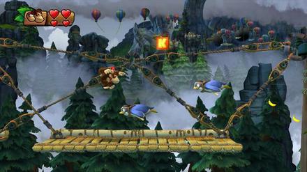 Szene aus "Donkey Kong Country: Tropical Freeze".