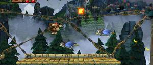 Szene aus "Donkey Kong Country: Tropical Freeze".