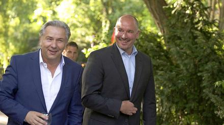 Klaus Wowereit und Jan Stöß (beide SPD).