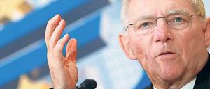 Wolfgang Schäuble will keine neuen Schulden