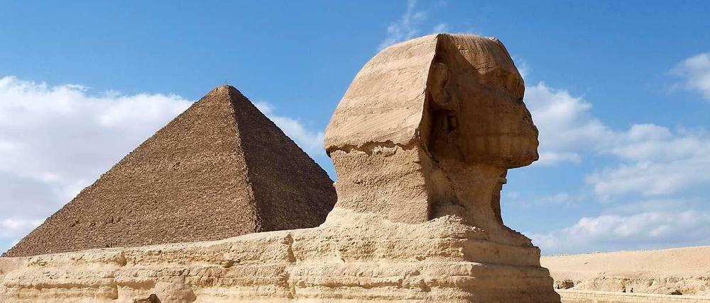In einem Jahr verbauten die alten Ägypter schätzungsweise 125 000 Steine für die Cheops-Pyramide.