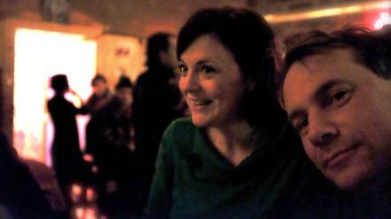 Someone has got a round of Jägermeister fairly early on: Katy Derbyshire and Jo Lendle.