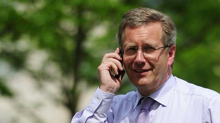 Christian Wulff, hier auf einem früheren Foto, hatte sich gegen die Veröffentlichung der Mailbox-Nachricht ausgesprochen. 