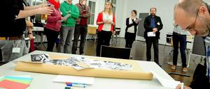 Gute Ideen für gute Taten. Darum ging es in der „Nachtschicht“ in den Räumen des Tagesspiegels.