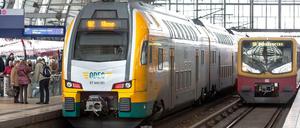 Ein historischer Tag. Es soll am Mittwochmorgen, 26. Februar 2014, keine Verspätungen im Regionalverkehr gegeben haben