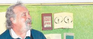 Beppo Pohlmann in der Unibibliothek der FU