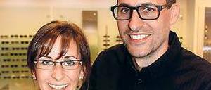 Die Chefs bei Bogenhaus-Optik: Floriane (36) und Oliver Döring (39)