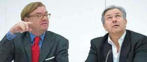 Zwei Verlierer: Kulturstaatssekretär Andre Schmitz (links) und Berlins Regierender Bürgermeister Klaus Wowereit.