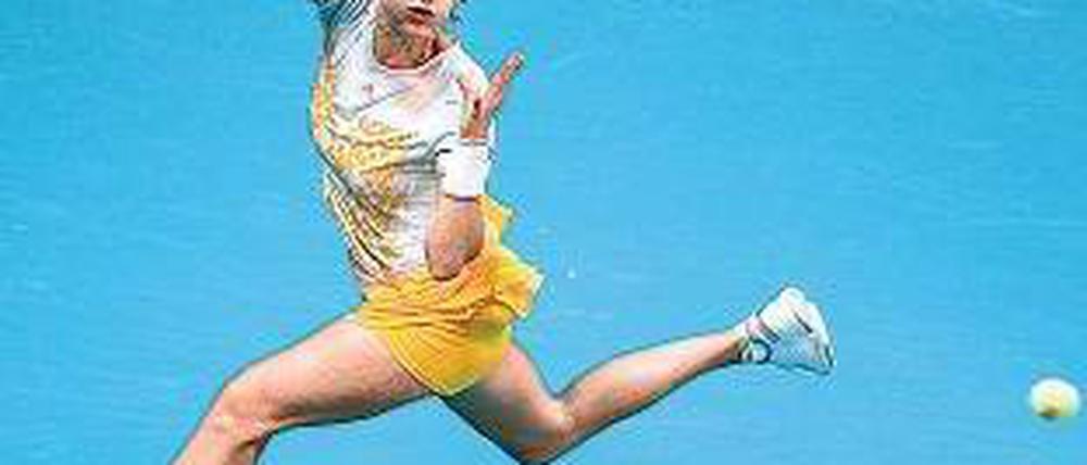 Konstanz, wo bist du? Andrea Petkovic sucht weiter ihre Form. Foto: dpa