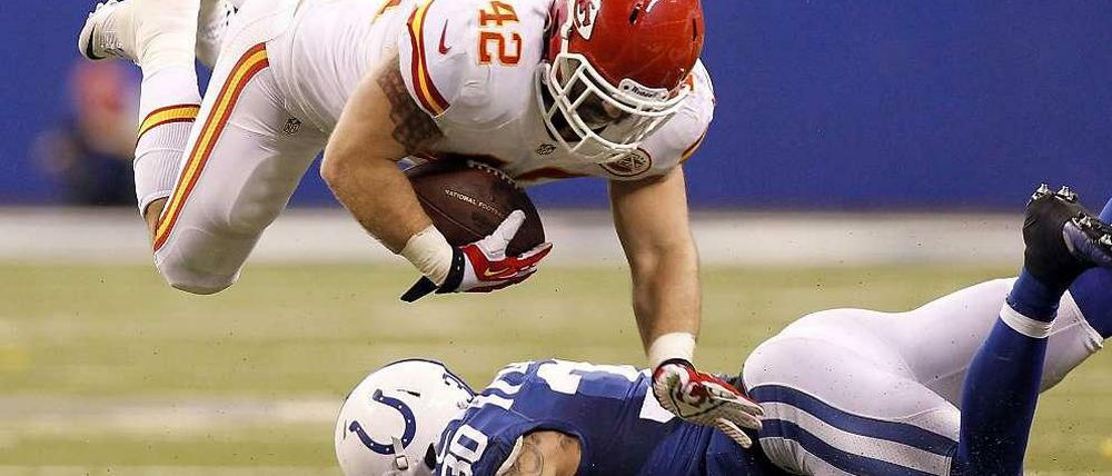Historische Aufholjagd: In den Play-offs gewannen die Indianapolis Colts gegen die Kansas City Chiefs noch 45:44.