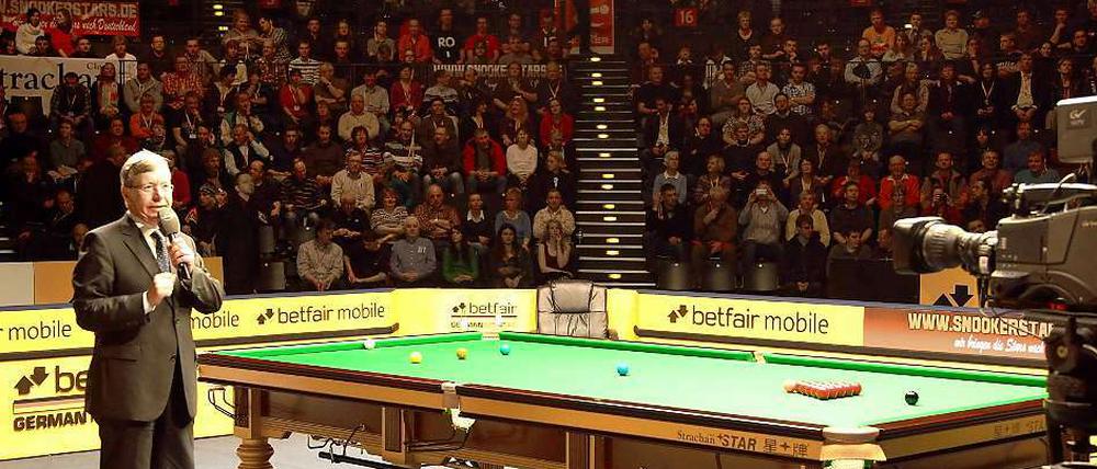 Snooker-Reporter Rolf Kalb.