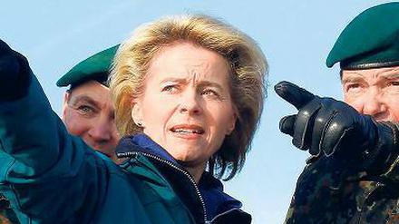 Neue Wege: Ministerin Leyen mit Heeresinspekteur Kasdorf.