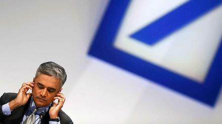Schwer getroffen. Anshu Jain.
