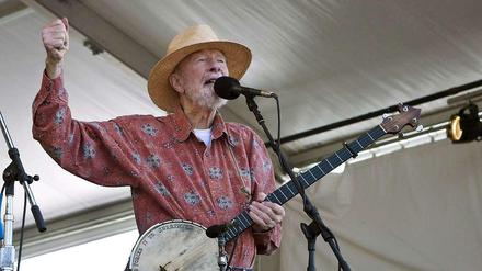 Pete Seeger bei einem Auftritt 2009.