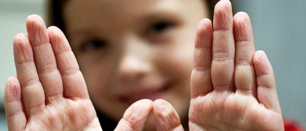 Schrumpelfinger.