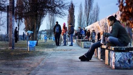 Der Mauerpark.
