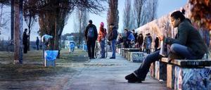 Der Mauerpark.
