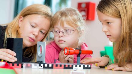 Experiment geglückt. An der Waldhofschule Templin lernen Kinder mit und ohne Behinderung gemeinsam.