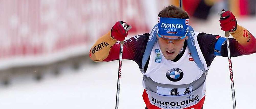 Knapp geschlagen. Simon Schempp lief in Ruhpolding mit der Staffel auf Rang zwei. Doch besprochen wurde am Rande des Weltcups ein ganz anderes Thema.