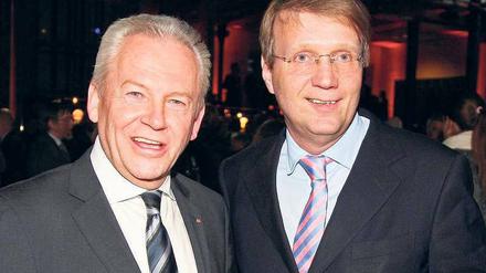 „Eine enge Liaison“ pflegen Rüdiger Grube und Roland Pofalla, heißt es über die beiden. Das finden nicht alle gut. Foto: Imago