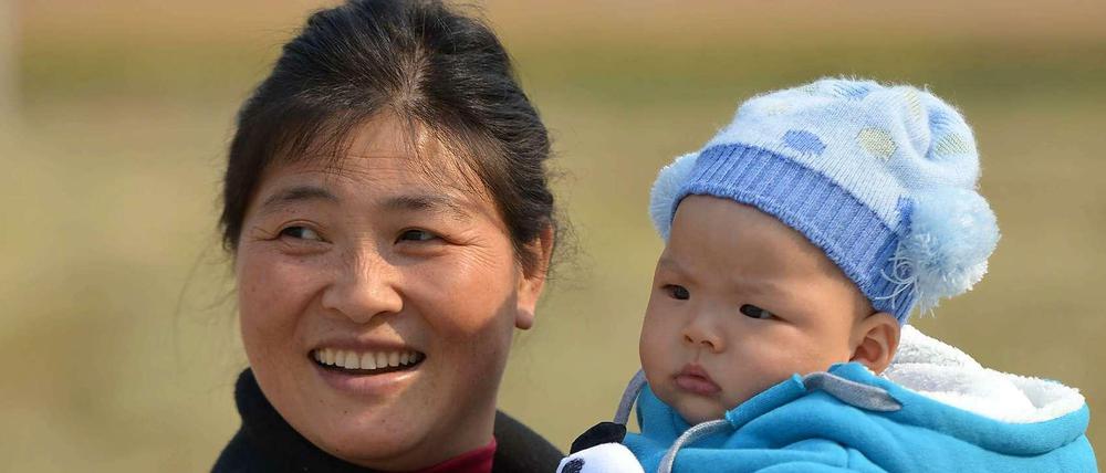 Künftig dürfen Paare in China zwei Kinder haben - aber nur, wenn einer der zwei Partner selbst Einzelkind ist. 