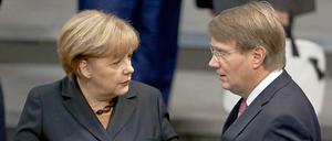 Angela Merkel wusste seit November von Pofallas geplantem Wechsel zur Bahn.
