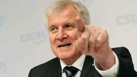 Da geht's lang: CSU-Chef Horst Seehofer.
