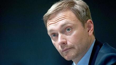 Der FDP-Vorsitzende Christian Lindner