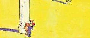 Sein berühmtestes Bild: Das von Walter Trier gezeichnete Cover zu Kästners Kinderbuch-Klassiker "Emil und die Detektive". 