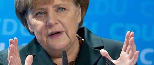 Im Weihnachtsurlaub verletzt: Angela Merkel muss kürzertreten.