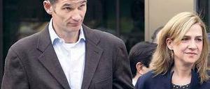 Im Visier der Justiz. Prinzessin Cristina und ihr Mann Iñaki Urdangarin. Foto: dpa