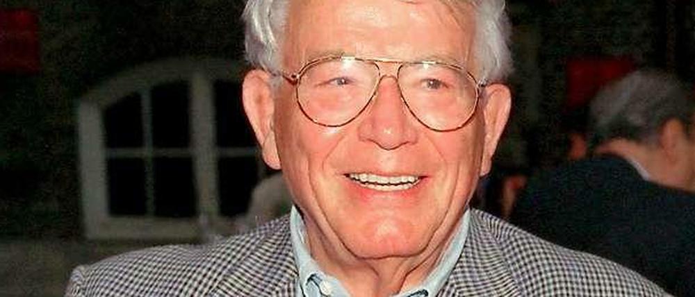 Henri Nannen, aufgenommen im Jahr 1994 bei einem Empfang in Hamburg.
