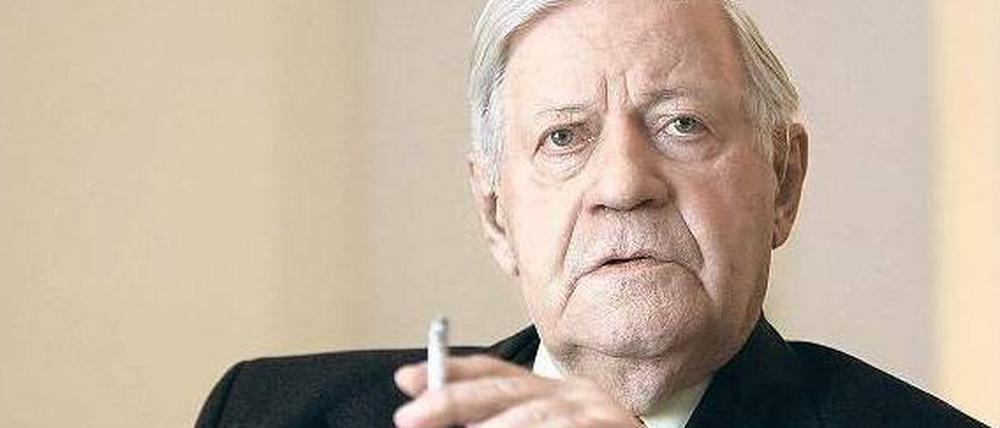 Alt-Kanzler Helmut Schmidt wird 95 Jahre alt